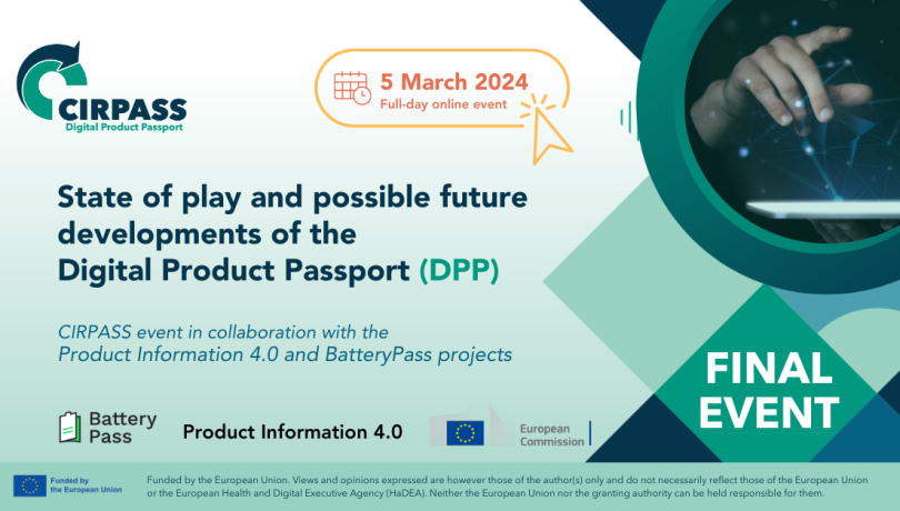 State of play and possible future developments of the  Digital Product Passport (DPP) 